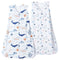 david's kids 2 Pack Baby Sleep Sack 6-12 Months, Rayon Derived from Bamboo?Soft Cooling Sleep Sacks for Summer, TOG 0.5 Baby Wearable Blankets wit...