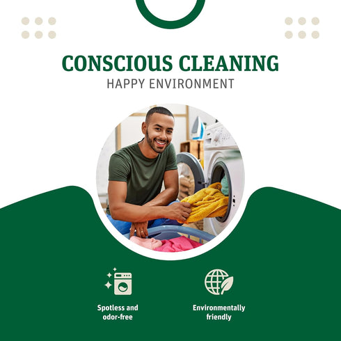 Grab Green Washing Machine and Dishwasher Cleaner Pods - Fragrance Free, 5 Cleaning Pods...