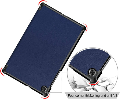 Case for Lenovo Tab M10 HD (2nd Gen), Folding Folio Ultra-Thin Smart PU Leather Stand Case Cover for Lenovo Tab M10 HD Gen 2 TB-X306X (Not for M10...