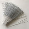 100PCS 4MM Bridal Wedding Pearl Bouquet Party ABS Pearls String Pearls Sticks Decor Christmas Party DIY Home Party Wedding Table Centerpiece (Silv...