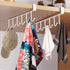 3pcs Mug Hooks Under Cabinet Mug Holder Rack,Drilling Free Coffee Cups Holder Hanger for Cups/Kitchen Utensils/Ties Belts/Scarf/Keys Storage,Fit f...