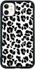 Black Leopard iPhone 13/14 Case - 6.1 Inch Blcak Leopard iPhone Case, Non-Slip Pattern Design and Shock Absorption, Soft Silica Gel Frame Support ...
