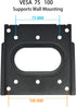 Computer Wall Mout Mini PC VESA Mount TV Monitor Brackets Easy Desk Compatible...