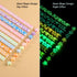 840 Sheets Luminous Origami Stars Papers Strips Lucky Star Paper Strips Glow in The Dark Origami Paper Star Folding Paper Strips DIY Handmade Craf...