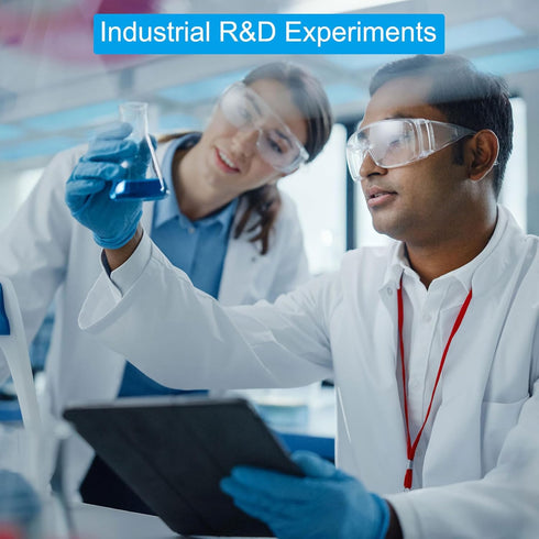 PATIKIL Erlenmeyer Flask, 250ml 8.5oz Narrow Mouth Graduated Flasks with Glass Stopper Borosilicate Glass Flasks with Printed Graduation for Lab E...