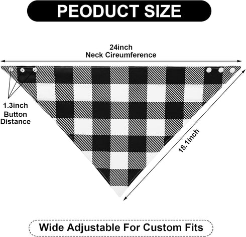 5 Pack Adult Drool Bandana Bibs Soft Large Absorbent Bibs for Special Needs Waterproof, Kids, Men Women (Simple Pattern)...