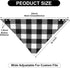 5 Pack Adult Drool Bandana Bibs Soft Large Absorbent Bibs for Special Needs Waterproof, Kids, Men Women (Simple Pattern)...