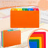 Lewtemi 50 Pieces Index Card Dividers Index Card Guide Set with Tabs Alphabet Tabbed Index Cards Guides Self Adhesive Number Stickers for Office R...