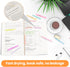Bible Highlighters and Pens No Bleed, 12 Pcs Pastel Highlighter Set and Ballpens (Black Ink), No Bleed Highlighters for Bibles Study Journaling Sc...