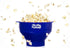 The Original Proper Popper Microwave Popcorn Popper, Silicone Popcorn Maker, Collapsible Bowl BPA Free & Dishwasher Safe - (Blue)...