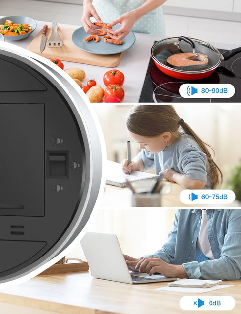 Timers, Digital Kitchen Timer Magnetic Countdown Countup Timer with Large LED Display, LIORQUE Timer for Classroom Cooking Fitness, Easy for Kids ...