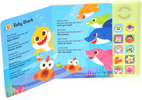 Baby Shark Sing-Alongs 10 Button Sound Book | Baby Shark Toys | Learning & Education Toys | Interactive Baby Books for Toddlers 1-3 | Gifts for Bo...