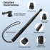 ATUMTEK 150cm Invisible Selfie Stick, 1/4" Extendable Monopod Pole, Solid and Compact Design for Insta360, for GoPro, DJI, Action Cameras (Buckle ...