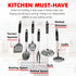 Chef Craft Select Heavy Duty Basting Spoon, 12 inch, Stainless Steel...