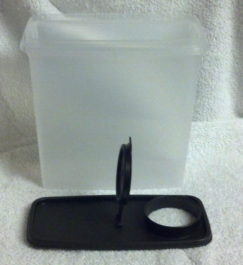 Tupperware Cereal Storer 13 Cup Black Exclusive...