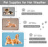 Dog Cooling Mat Cooling Pad for Dog, Washable Cooling Blanket Cushion for Kennel Sofa Bed Floor Car Seats,Travel Summer Dog Pad Made of Ice Silk (...