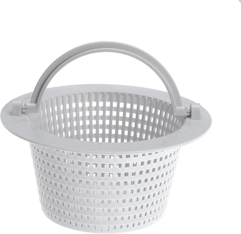 6" above Ground Pool Skimmer Basket Thru-Wall Strainer Basket Filter Basket with Handle to Clean Leaves and Debris (1)...