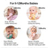 Smily Mia 2pack Penguin Teether for Babies 0-6Month, Silicone Teething Mittens&Baby Chew Toys for 3-6Month, Shower Gift for Baby Boys, Blue+Grey...