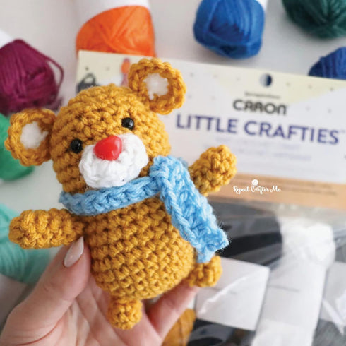 Caron Little Crafties Acrylic Mini Yarn Multipack 20 Count (Pack of 1) – Knitting, Crocheting & Art Projects – Machine Washable & Dryable – Durabl...