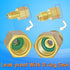 Boltigen R134a Refrigerant Tank Adapters, R12 R22 to R134a Adapter Connector, 1/2 to 1/4 Flare R134a Vacuum Pump Adapter Fittings with Valve Core ...