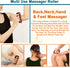 Hathkaam Wooden Massage Roller, 7" Rosewood Unisex Handheld Massager Roller for Full Body Pain Relief, Back, Neck & Shoulder, Pain Acupressure Dee...