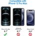 JETech Screen Protector for iPhone 12 Pro Max 6.7-Inch, Tempered Glass Film, 3-Pack...