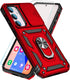 SunStory Military-Grade Case for Samsung Galaxy S23 FE 5G - With HD Screen Protector, Slide Camera Cover & Kickstand - Red...