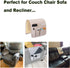 Flyingshark Non-Slip Remote Control Holder, Armrest Organizer for Recliner Couch Sofa Chair, Armchair Caddy with 5 Pockets for Smart Phone, Book, ...
