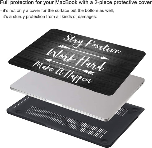 iCasso Compatible with MacBook Pro 13 inch Case 2020 Release A2338M1/A2251/A2289, Plastic Hard Shell Case & Keyboard Cover & Screen Protector Only...