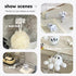 2PCS Cute Hanging Toothbrush Holder, Hand Wall Hanging Utility Suction Hooks with StickyPads, Multi-Function Mouse Bathroom Decor, Key Holder Show...