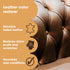The Original Leather Recoloring Balm by Furniture Clinic - Camel Leather Dye for Furniture, Couches & Car Seats - Restore Scratched, Faded, & Dama...