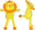 Dog Squeaky Plush Toy, Soft Stuffed Lion Toys with Squeaker & Crinkle Paper, Durable Interactive Chew Pet Supplies for Puppies, Cute Animal Toys f...