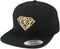 Diamond Embroidered Flat Bill Snapback Cap...
