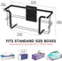 Glove Holder for Wall Mount, Disposable Napkin Glove Dispenser, Durable Glove Box Holder, Metal Glove Rack for Rubber Latex Gloves Organizer Facia...