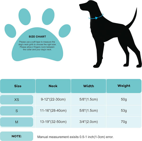 Bling Dog Bow Tie Collar for Puppy Small Medium Dogs, Cute Teal Boy Dog Collar with Bow for Daily Walking or Christmas Holiday (Neck fit 11-16’’)...