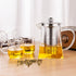 Glass Teapot with infuser, Tea Infusers for Loose Tea, Small Loose Leaf Tea pot, Heat resistant, Ideal for Tea Parties and Stovetop Brewing?600ml...