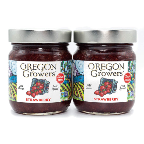 Oregon Growers Strawberry Fruit Spread - Organic Strawberry Jam, Organic Strawberries, Strawberry Jelly, Strawberry Spread, Fruit Jam, All Natural...