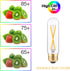 T10 Led Bulbs, 2W Dimmable Tubular Led Bulb,25 Watt Equivalent Edison Style Vintage LED Filament Light Bulb, E26 Long Tube Lamp, 2700K Woft Warm W...
