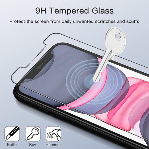 JETech Matte Screen Protector for iPhone 11/iPhone XR 6.1-Inch, Anti-Glare 9H Tempered Glass Film, Anti-Fingerprint Smooth Touch, 2-Pack......