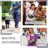 Small Dog Sling Carrier, Mesh Adjustable Pet Sling Carrier Zipper Pocket Breathable Hand Free for Small Medium Dogs Cats Outdoor Travel (up to 5 p...