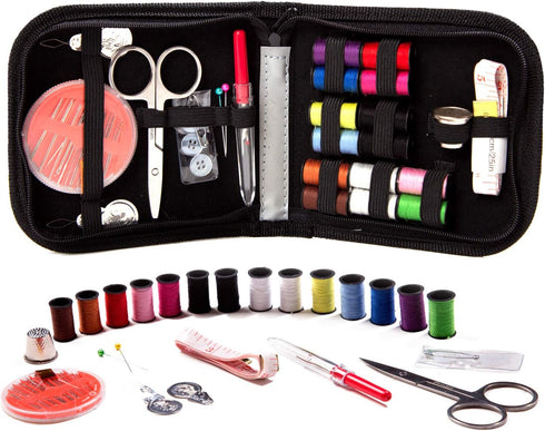 Embroidex Sewing Kit - Home, Travel & Emergencies - Quality Notions, Scissor & Thread - Great Gift...