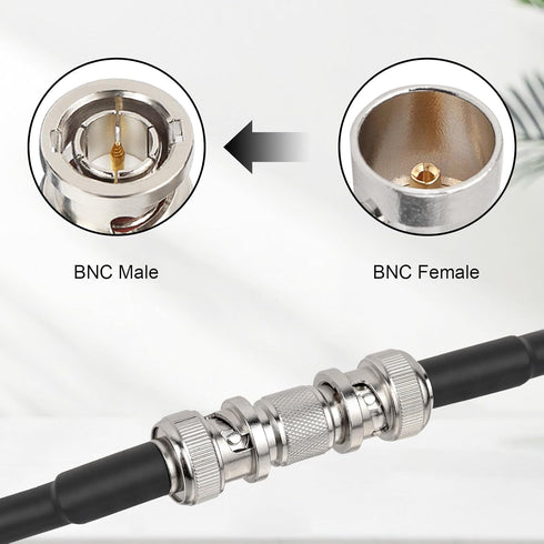 XRDS -RF SDI Connector 4PCS 75 Ohm BNC Adapter BNC Female to Female Barrel Connector for HD-SDI/3G-SDI/4K/8K SDI Video Camera Cable...