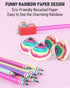 Nicpro 24PCS Rainbow Pencils HB #2, Cute Pastel Pencils Pre-Sharpened Wooden Pencils, Break-Resistant & Eco-friendly Recycled Paper Pencil For Kid...