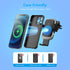 Wireless Car Charger, Auto-Clamping Car Mount 15W/10W/7.5W Fast Charging Air Vent Car Phone Mount Compatible with iPhone 14/13/13 Pro/12 Pro Max/1...