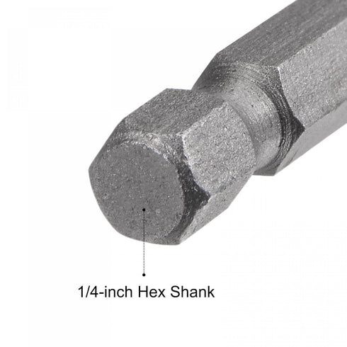 2Pcs 1/4 Quick-Change Hex Shank, 10mm (3/8-Inch) Magnetic Nut Setter Driver Drill Bit, 1.89 Inch Length, Metric for Machine Maintenance, Furniture...