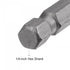 2Pcs 1/4 Quick-Change Hex Shank, 10mm (3/8-Inch) Magnetic Nut Setter Driver Drill Bit, 1.89 Inch Length, Metric for Machine Maintenance, Furniture...