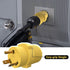 50 amp to 30 amp Rv adapter PVC 30 Amp Male (TT-30P) to 50 Amp Female (14-50R) TT-30P to 14-50R Outlet...