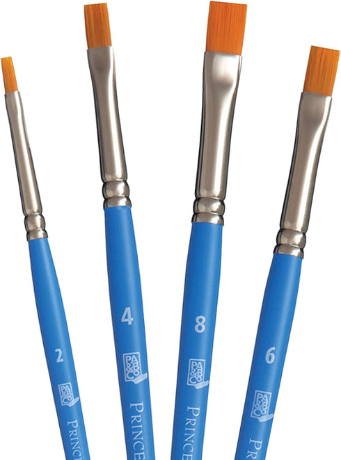 Princeton Select Artiste, Series 3750, Paint Brush for Acrylic, Watercolor and Oil, Set of 4...