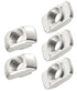 4040 Series M8 T Nuts, T Slot Nut, Hammer Head Fastener Nut, Nickel Plated Carbon Steel Nut for Aluminum Profile, 50pcs...