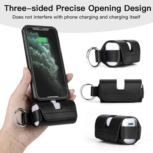 Holder Case Compatible with Anker 621 Nano Power Bank 5,000mAh Portable Charger 12W 22.5W, Small Microfiber Leather Carrying Case Storage Holder w...